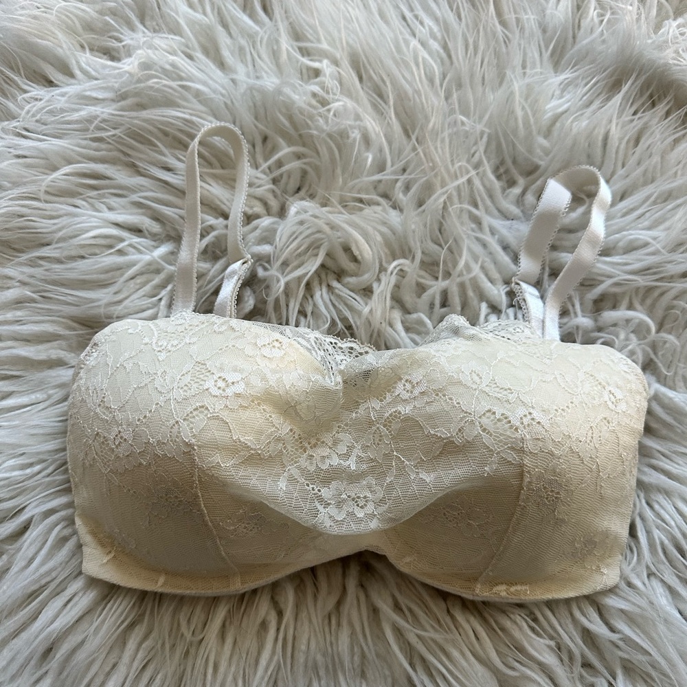 Le Mystere Full fit‎ Cambria bra 2213 ivory lace underwire size 34D